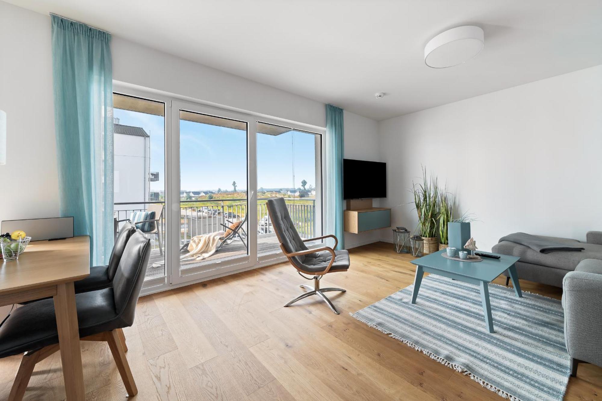 Ocean Storm- 2 OG, Balkon, Kamin Lägenhet Olpenitz Exteriör bild